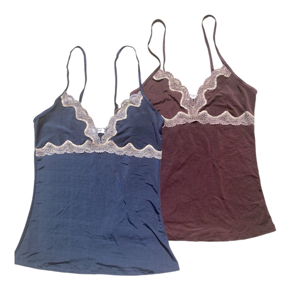 Honeydew Lace Trim Top Set sz‎ S